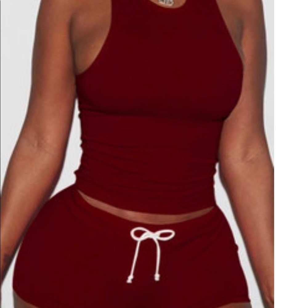 Burgundy set